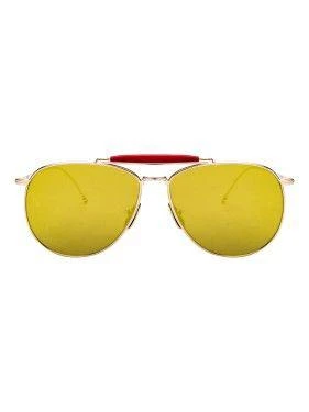 商品Thom Browne|Aviator mirrored sunglasses,价格¥6105,第5张图片详细描述