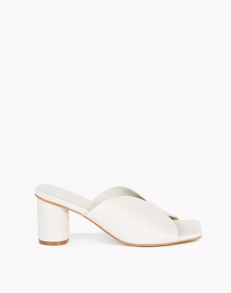 商品Madewell|Intentionally Blank Leather Kamika Mules in Cream,价格¥933,第4张图片详细描述