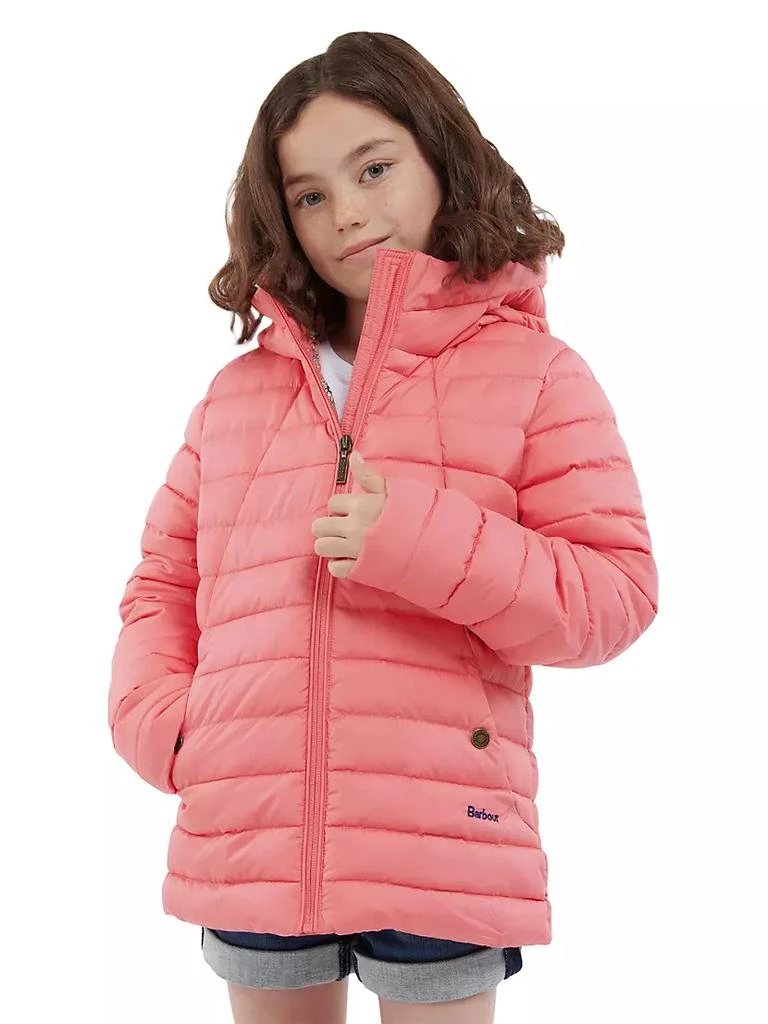 商品Barbour|Little Girl's &amp; Girl's Coraline Quilted Jacket,价格¥444,第3张图片详细描述