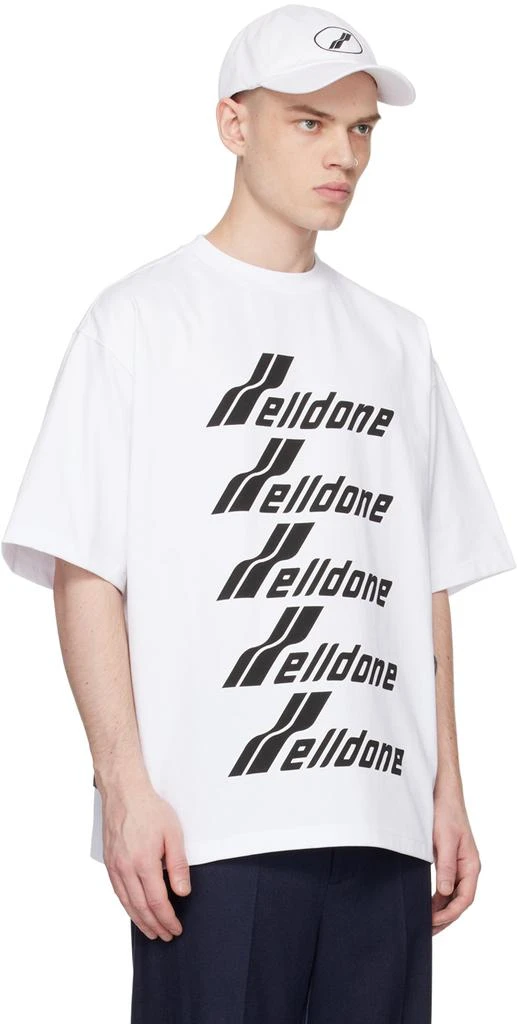 商品We11done|White Printed T-Shirt,价格¥796,第2张图片详细描述