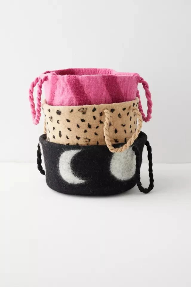商品Urban Outfitters|Mallie Small Felted Storage Basket,价格¥151,第4张图片详细描述