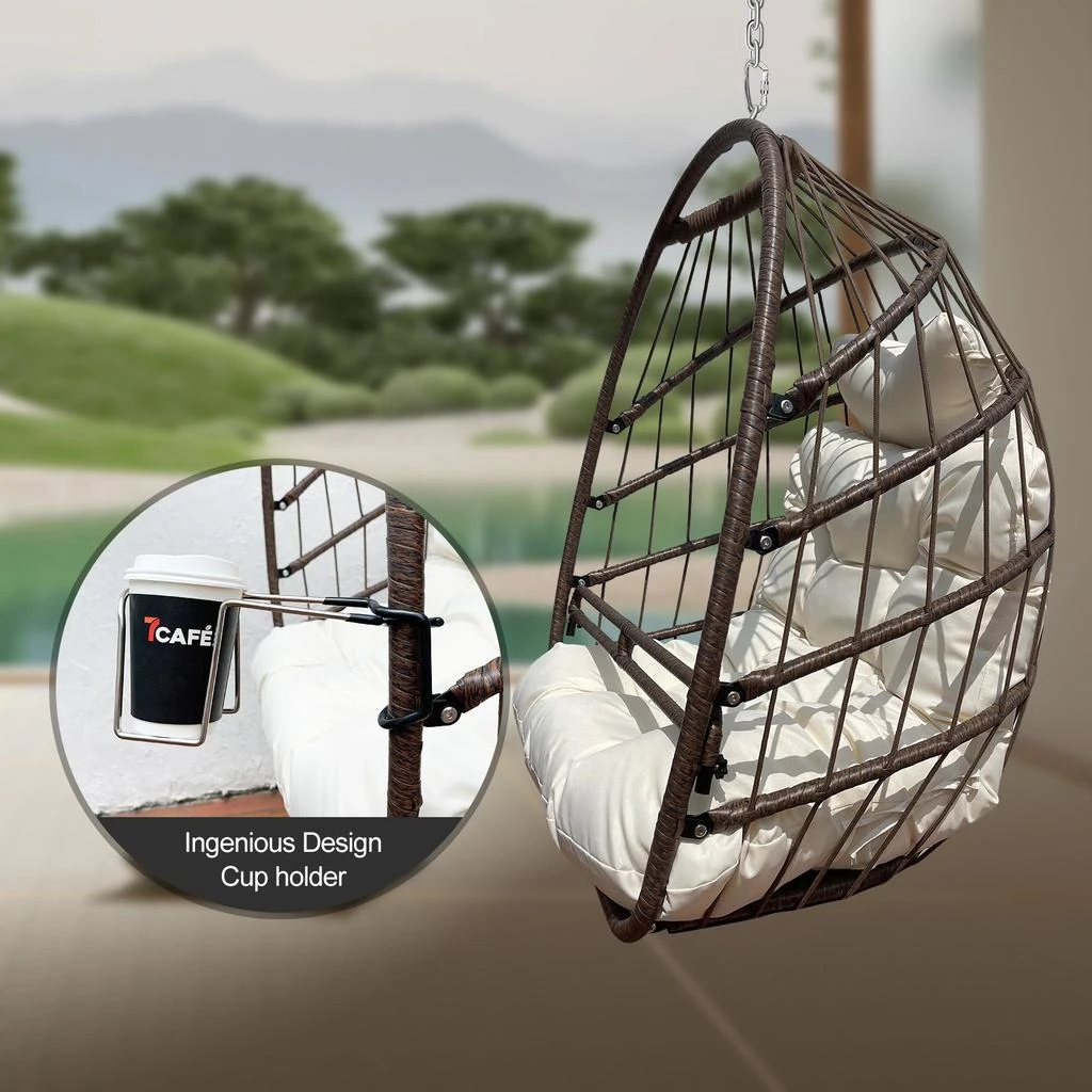 商品Simplie Fun|Swing Hammock Egg Basket Chairs,价格¥1455,第3张图片详细描述