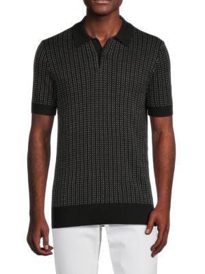 商品Saks Fifth Avenue|Patterned Sweater Polo,价格¥375,第1张图片