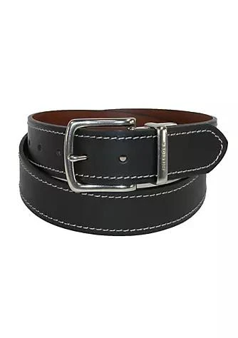 商品Tommy Hilfiger|Hilfiger Mens Reversible Belt With Contrast Stitch,价格¥246,第1张图片