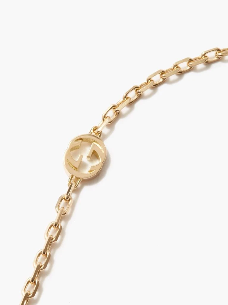 商品Gucci|GG & 18kt gold bracelet,价格¥11407,第3张图片详细描述