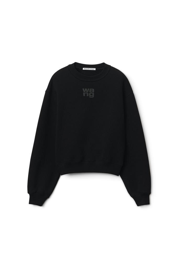 商品Alexander Wang|PUFF LOGO SWEATSHIRT IN STRUCTURED TERRY,价格¥1326,第1张图片