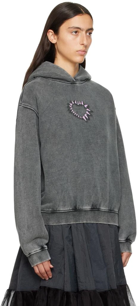 商品We11done|Black Faded Hoodie,价格¥1566,第2张图片详细描述