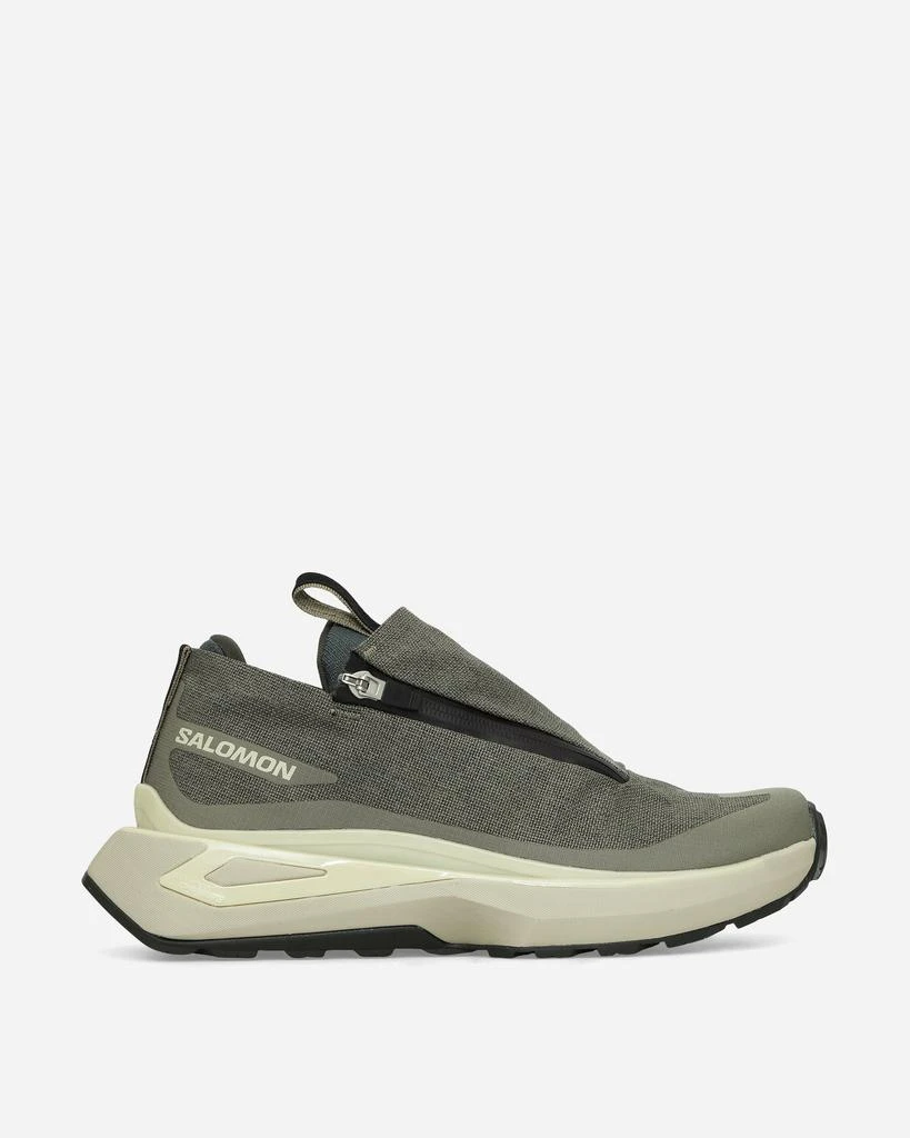 商品Salomon|Odyssey ELMT Advanced Sneakers Olive Night / Green / Hay,价格¥1045,第1张图片