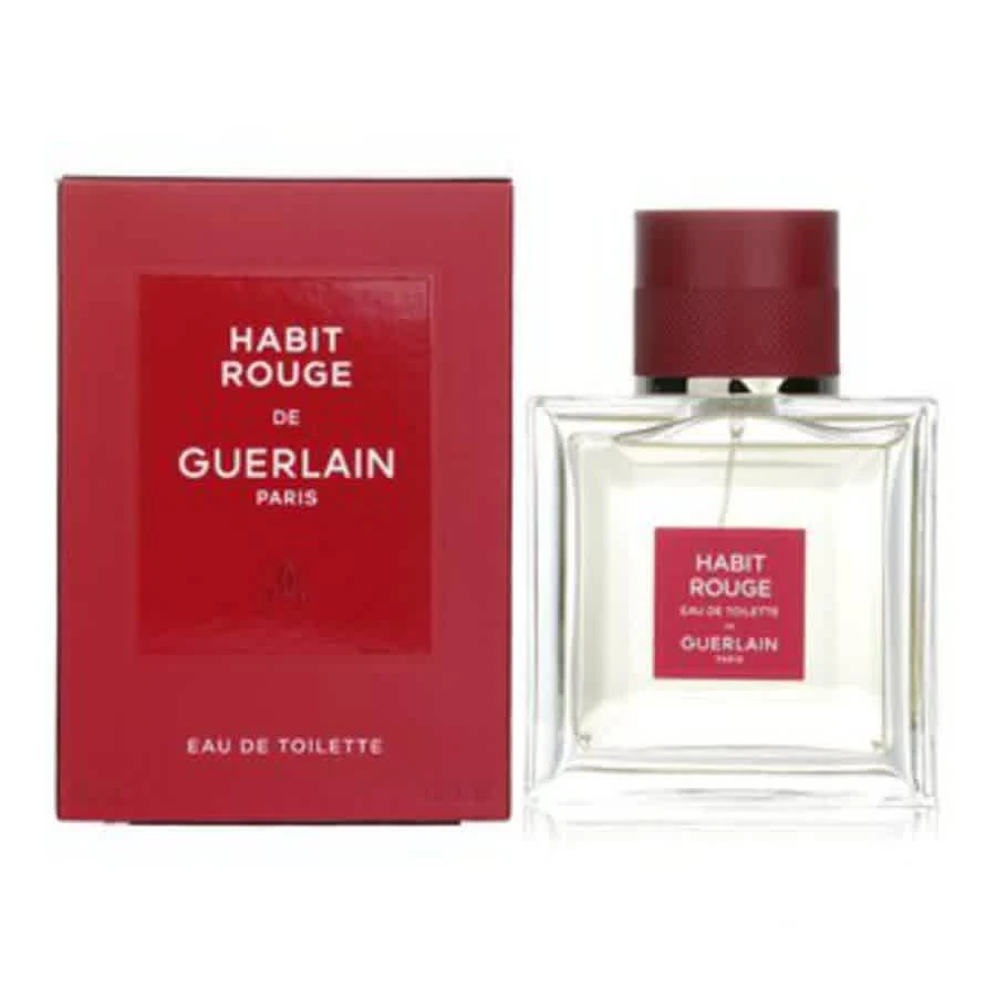 商品Guerlain|Guerlain Mens Habit Rouge EDT Spray 1.6 oz Fragrances 3346470304819,价格¥529,第2张图片详细描述