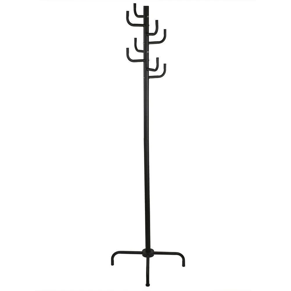 商品QuikFurn|Black Metal Coat Rack Entry Hall Tree Hat Rack,价格¥902,第3张图片详细描述