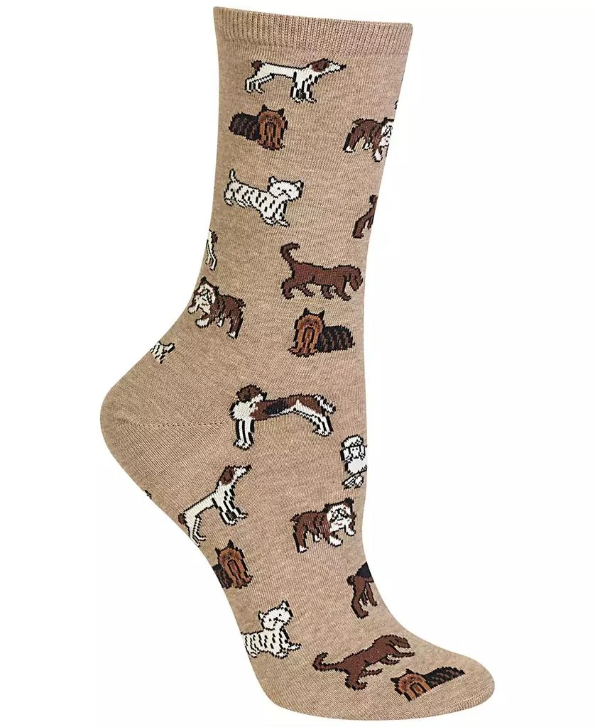 商品Hot Sox|狗狗袜子Hot Sox Women's Dogs Trouser Socks,价格¥69,第1张图片