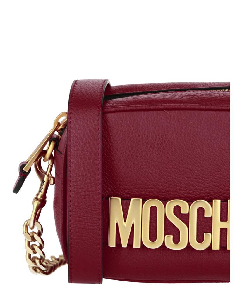 商品Moschino|Leather Logo Crossbody Bag,价格¥4391,第5张图片详细描述
