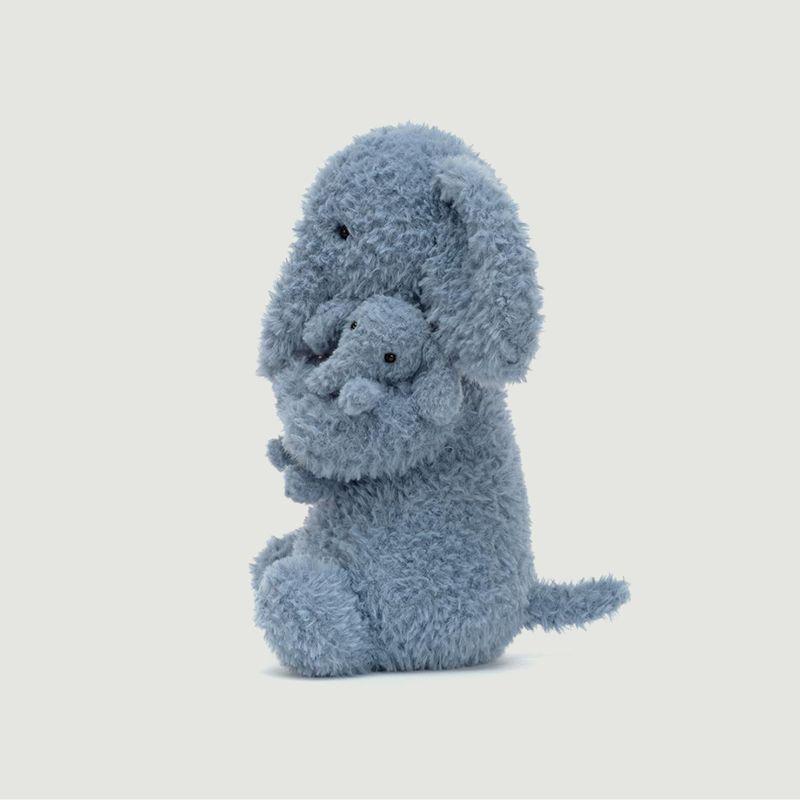 商品Jellycat|Huddles Elephant Plush Blue Jellycat,价格¥350,第4张图片详细描述