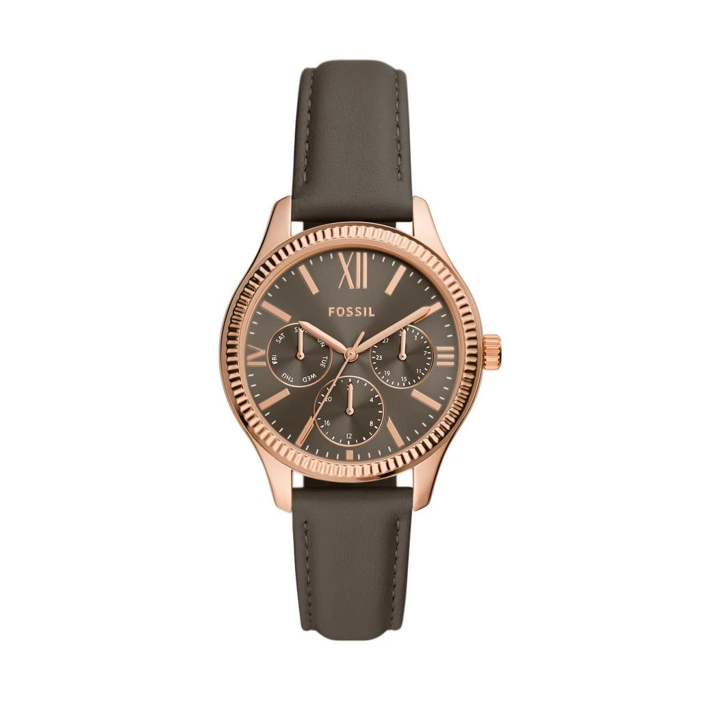 商品Fossil|Women's Rye Multifunction, Rose Gold-Tone Alloy Watch,价格¥358,第1张图片