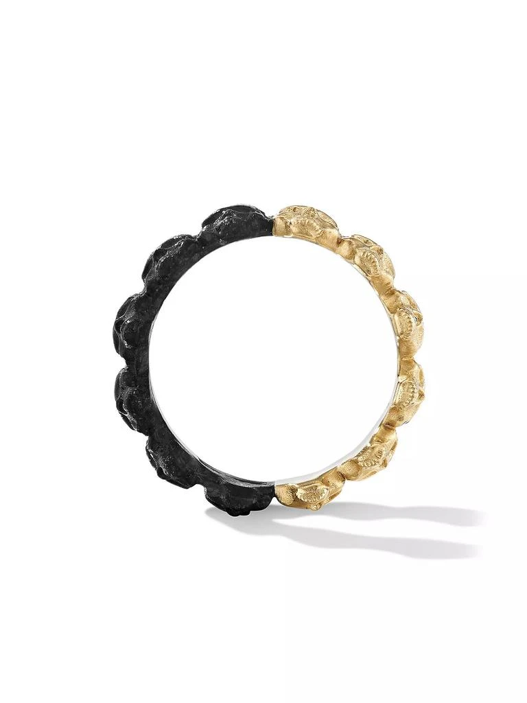 商品David Yurman|Memento Mori Skull Band Ring in 18K Yellow Gold,价格¥21728,第4张图片详细描述