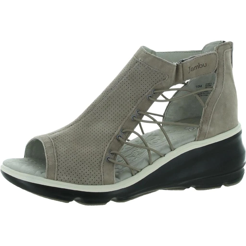 商品Jambu|Jambu Womens Naomi Suede Perforated Sport Sandals,价格¥284,第2张图片详细描述