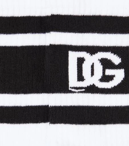 商品Dolce & Gabbana|Logo cotton-blend socks,价格¥599,第2张图片详细描述
