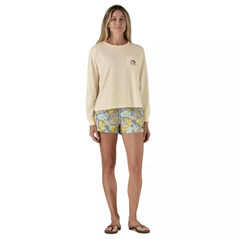 商品Patagonia|Patagonia Women's Long Sleeve Cut Pocket T-Shirt,价格¥183,第3张图片详细描述