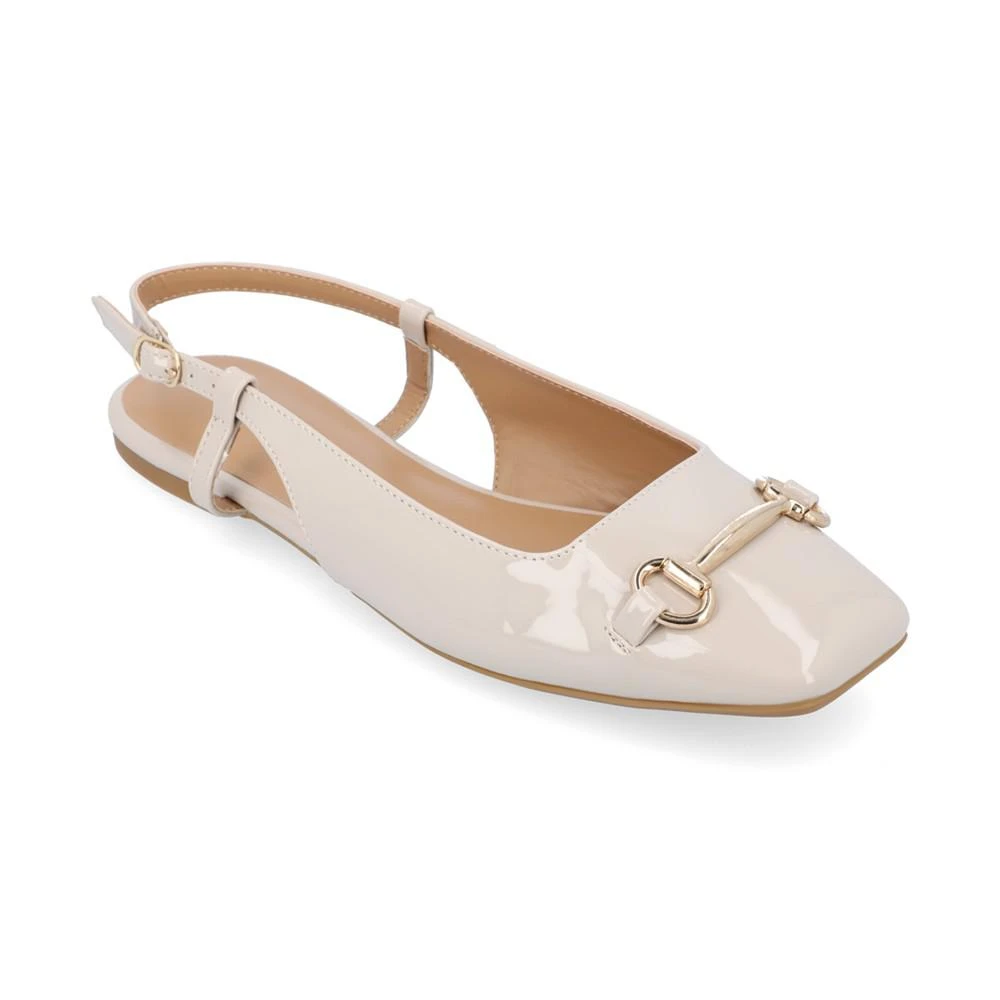 商品Journee Collection|Women's Ceecy Slingback Flats,价格¥353,第1张图片