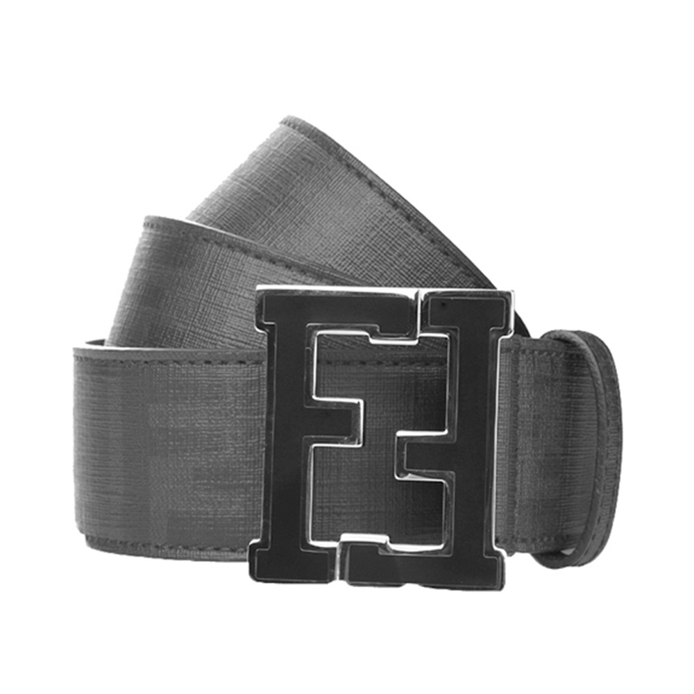 Fendi 芬迪 男士黑色双F扣皮带 7C0250-XEE-F0FJ4商品第1张图片规格展示
