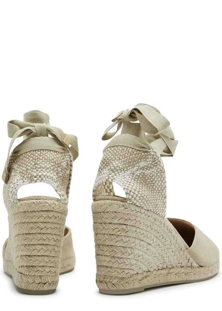 商品CASTAÑER|Chiara 80 canvas wedge espadrilles,价格¥1031,第3张图片详细描述