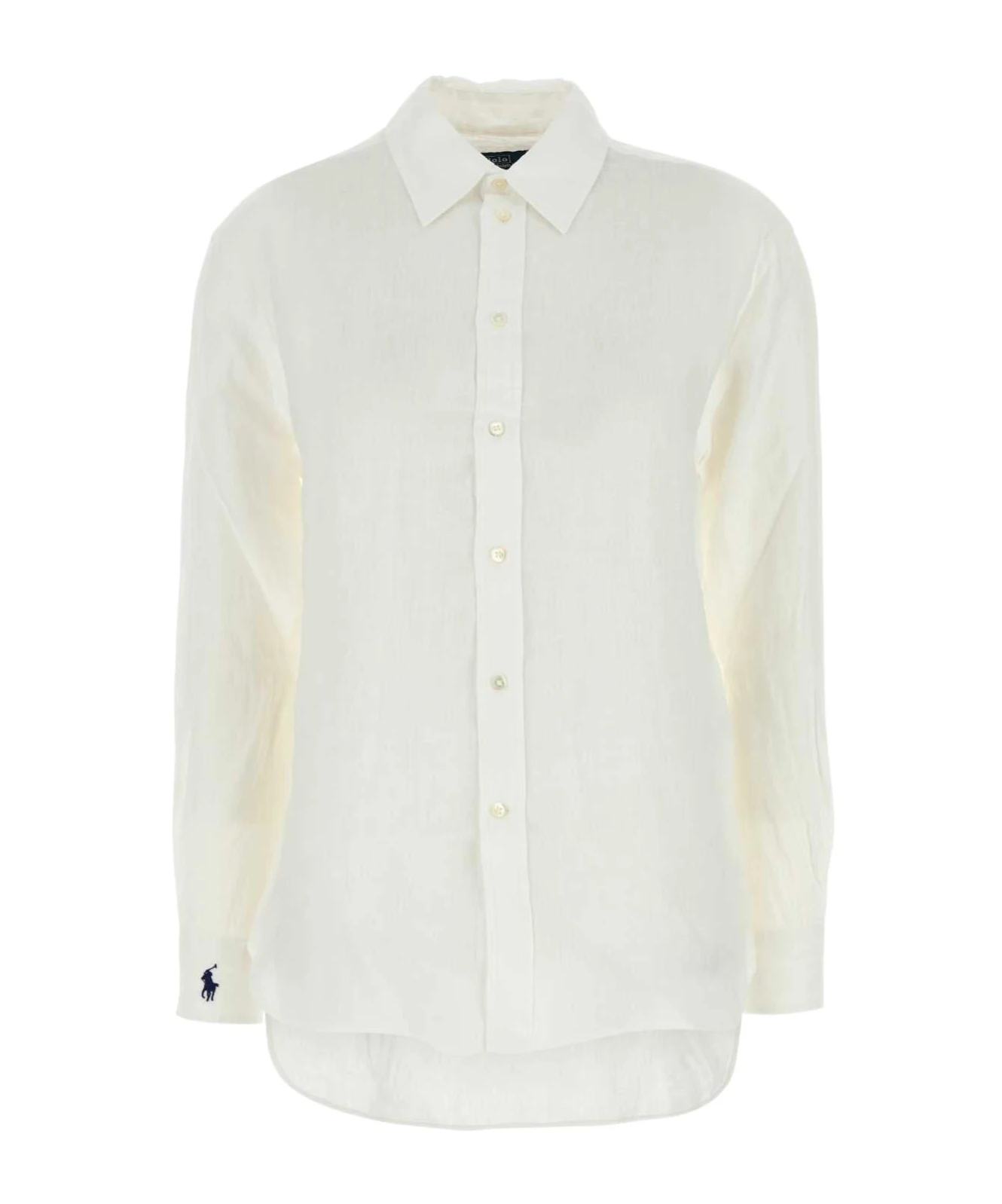 商品【商品预售7天】 Ralph Lauren|Ralph Lauren 女士衬衫 211968221001 白色,价格¥1013,第1张图片