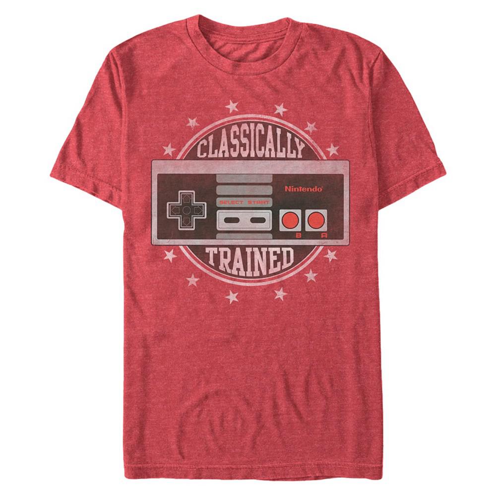 Nintendo Men's NES Controller Classically Trained Short Sleeve T-Shirt商品第1张图片规格展示