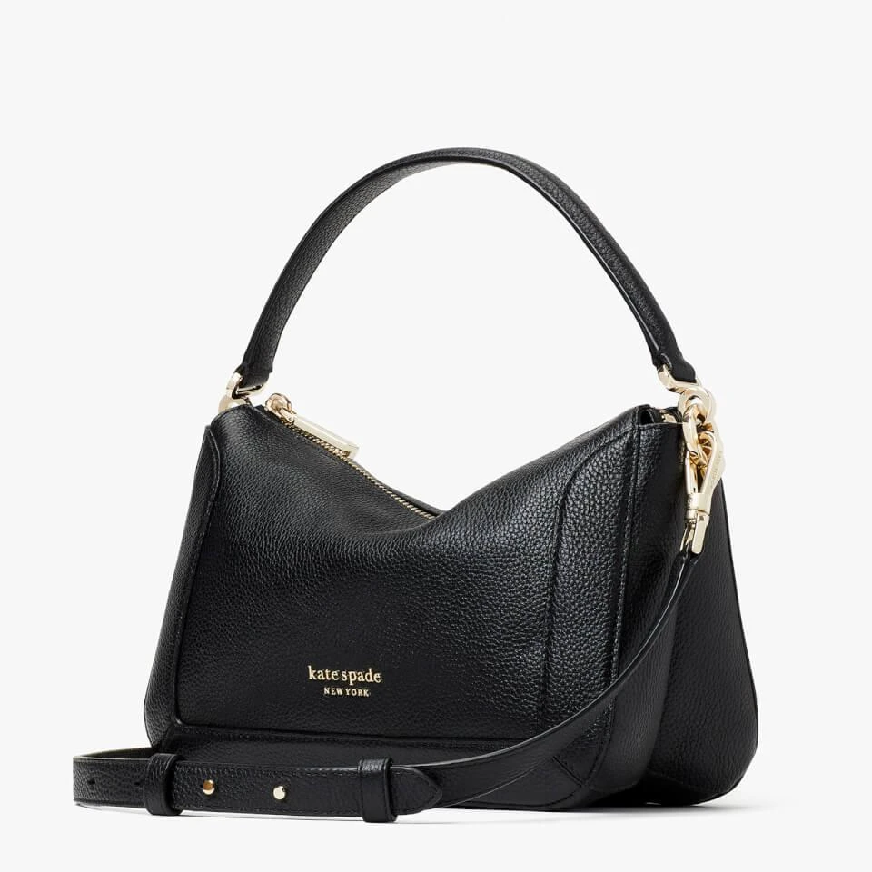 商品Kate Spade|Kate Spade New York Women's Crush Pebbled Medium Cross Body Bag - Black,价格¥1633,第3张图片详细描述