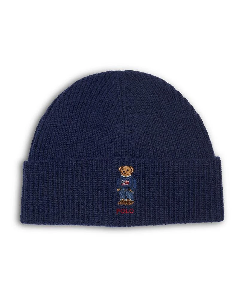 商品Ralph Lauren|Solid Flag Bear Beanie,价格¥432,第1张图片