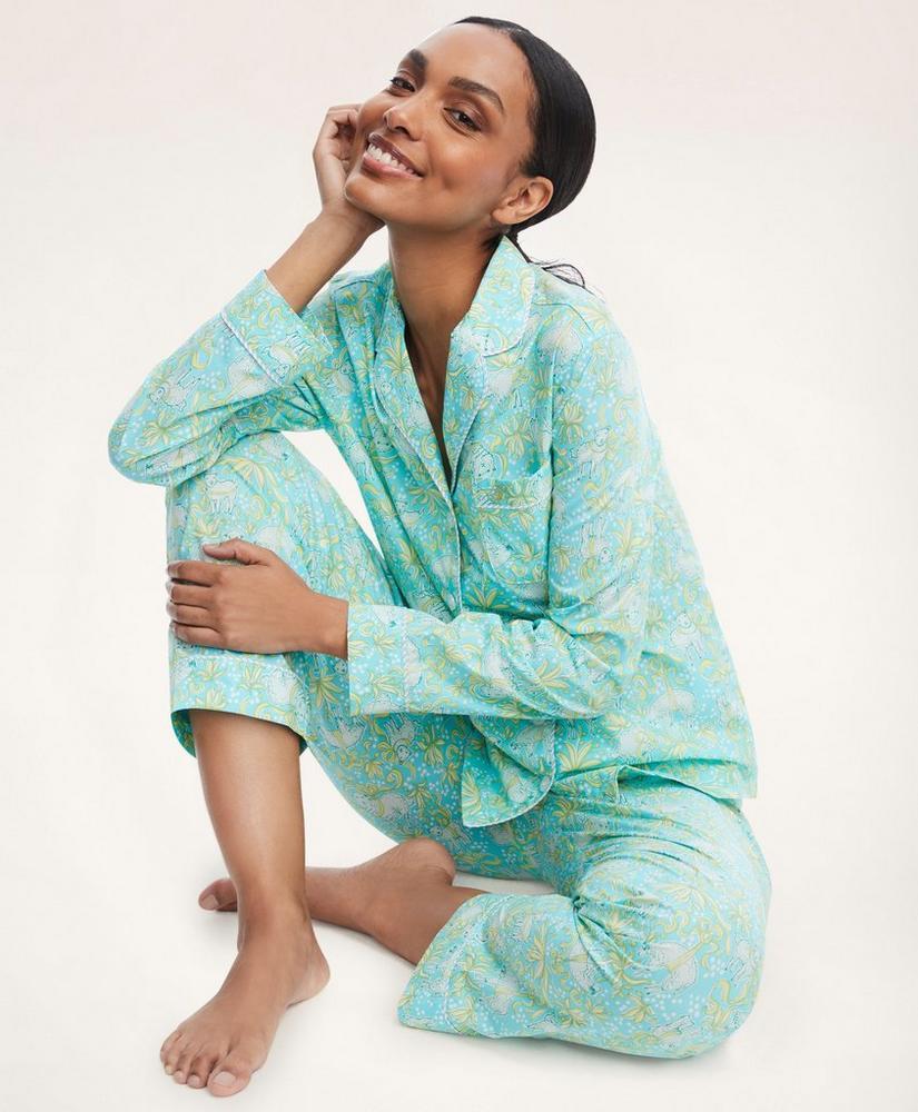 Supima® Cotton Vintage Lamb Print Pajamas商品第1张图片规格展示