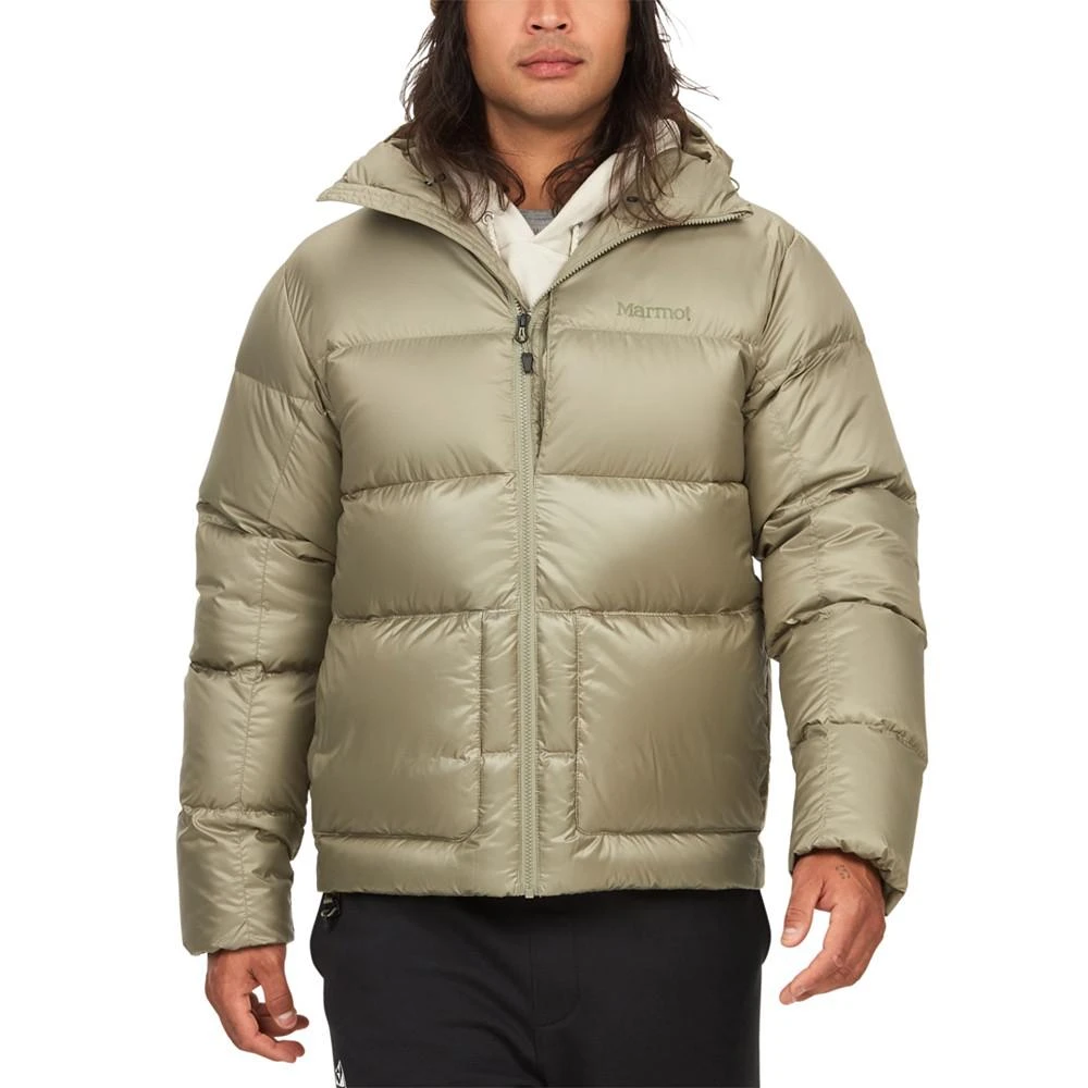 商品Marmot|Men's Guides Quilted Full-Zip Hooded Down Jacket,价格¥1209,第1张图片