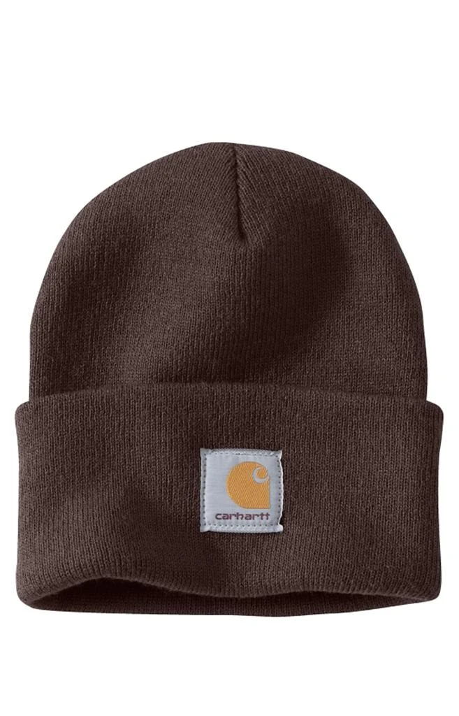 商品Carhartt|(A18) Acrylic Watch Hat - Dark Brown,价格¥122,第1张图片