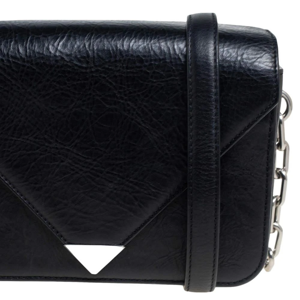 商品[二手商品] Alexander Wang|Alexander Wang Black Crinkled Leather Small Prisma Shoulder Bag,价格¥1934,第5张图片详细描述