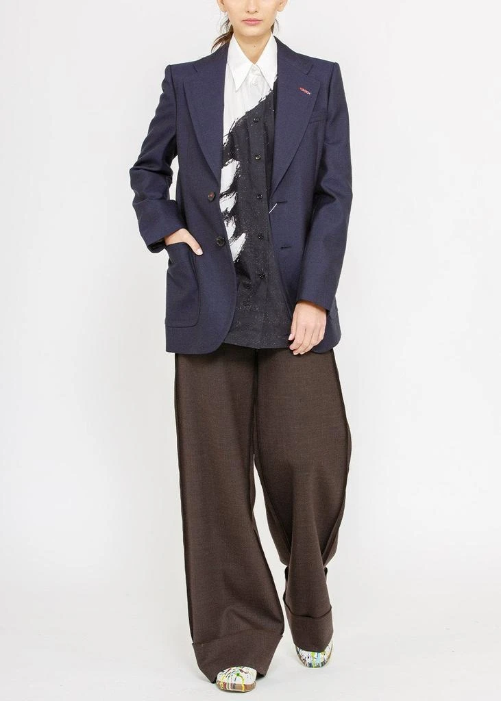 商品MAISON MARGIELA|Maison Margiela Wool Canvas Blazer,价格¥6331,第4张图片详细描述