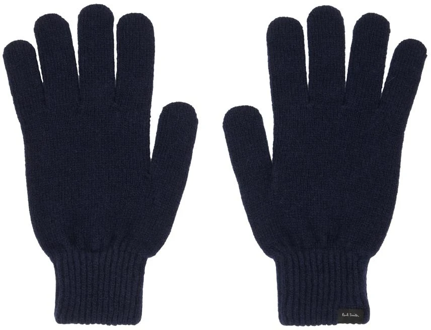 商品Paul Smith|Navy Patch Gloves,价格¥321,第1张图片