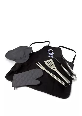 商品ONIVA|Mlb Colorado Rockies Bbq Apron Tote Pro Grill Set,价格¥729,第1张图片