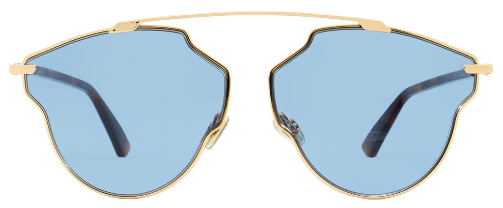 Dior Women's Monochromatic Sunglasses SoRealPop DDBKU Gold/Havana 59mm商品第2张图片规格展示