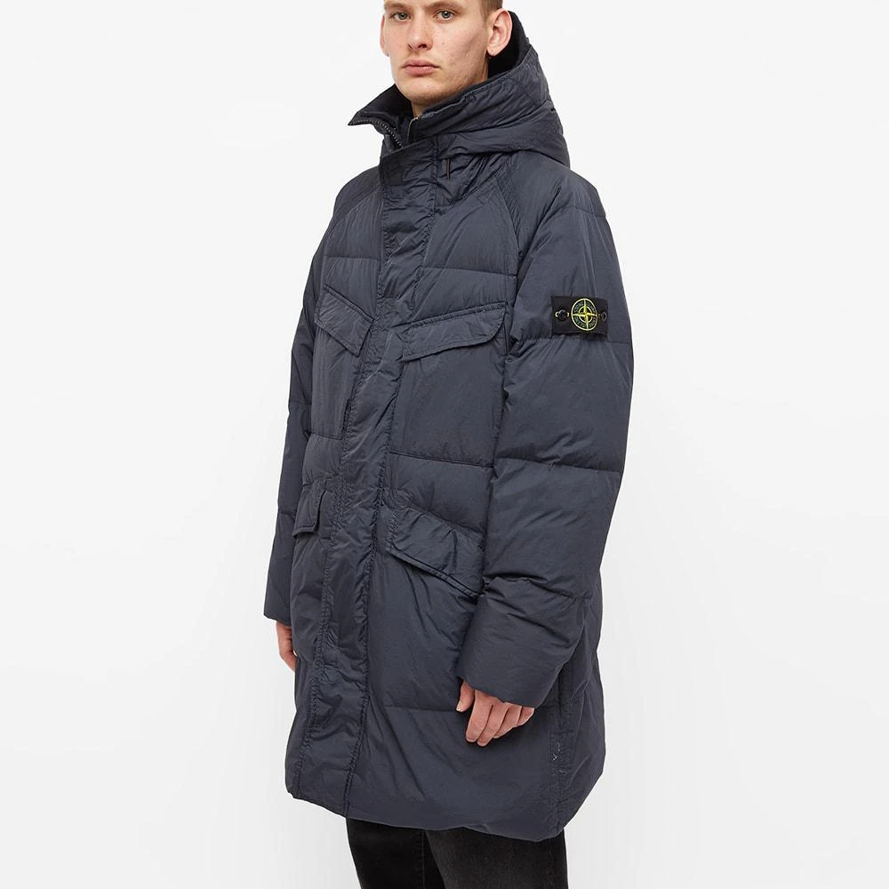 商品Stone Island|Stone Island Crinkle Reps Long Down Coat,价格¥7865,第2张图片详细描述