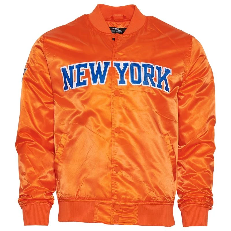 商品Pro Standard|Pro Standard Knicks Satin All Over Print Jacket  - Men's,价格¥595,第1张图片