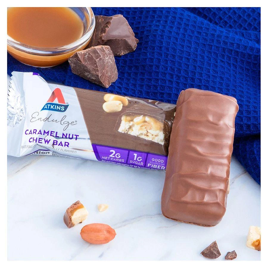 商品Atkins|Snack Bars Caramel Nut Chew,价格¥64,第2张图片详细描述