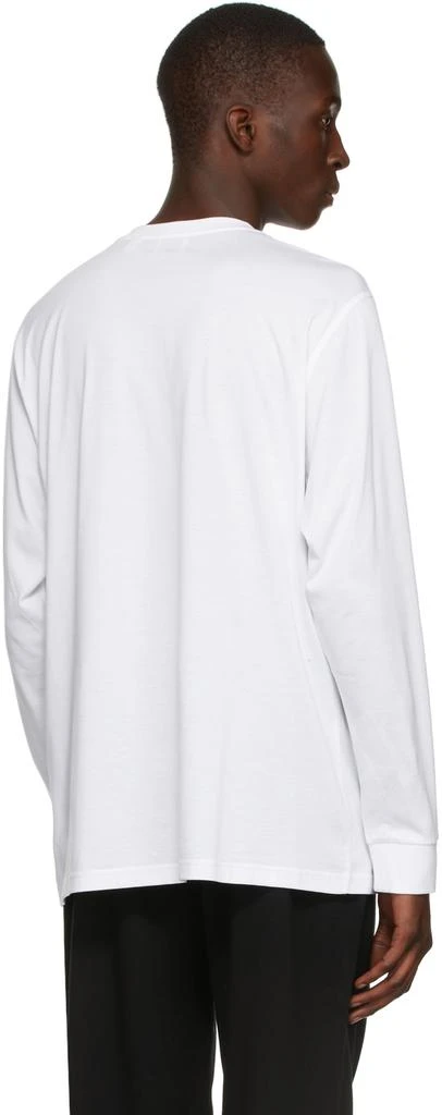 商品Burberry|White Monogram Atherton Long Sleeve T-Shirt,价格¥3427,第3张图片详细描述