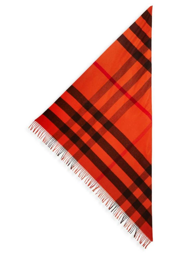 商品Burberry|Overdye Half Mega Cashmere Scarf,价格¥3674,第2张图片详细描述