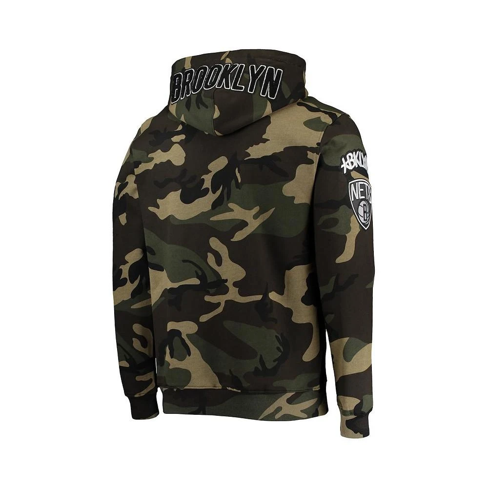 商品Pro Standard|Men's Camo Brooklyn Nets Team Pullover Hoodie,价格¥614,第4张图片详细描述