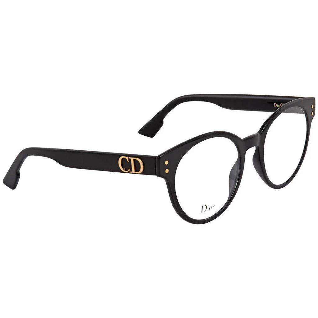 Dior Transparent Round Ladies Eyeglasses DIORCD3 0807 49 1