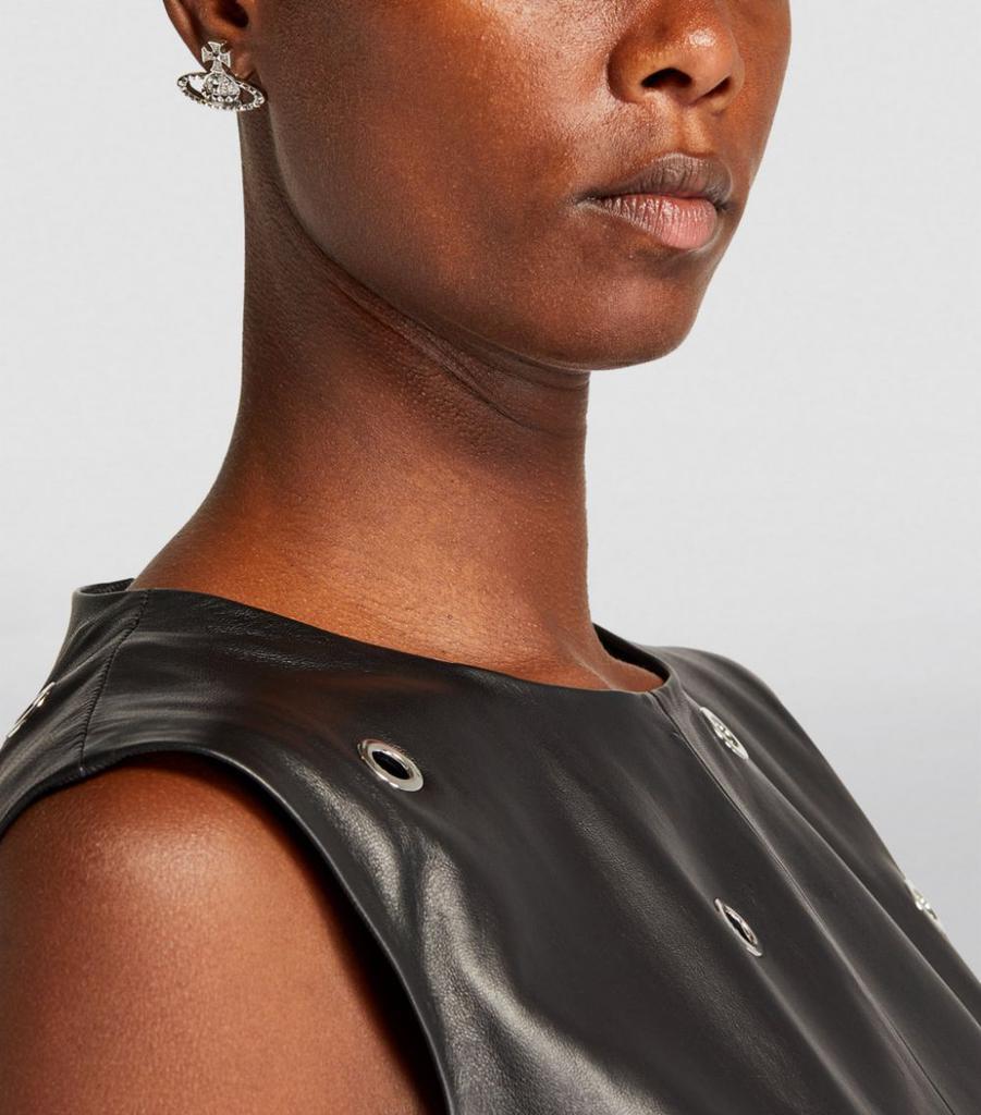 商品Vivienne Westwood|Crystal Mayfair Bas Relief Earrings,价格¥674,第7张图片详细描述