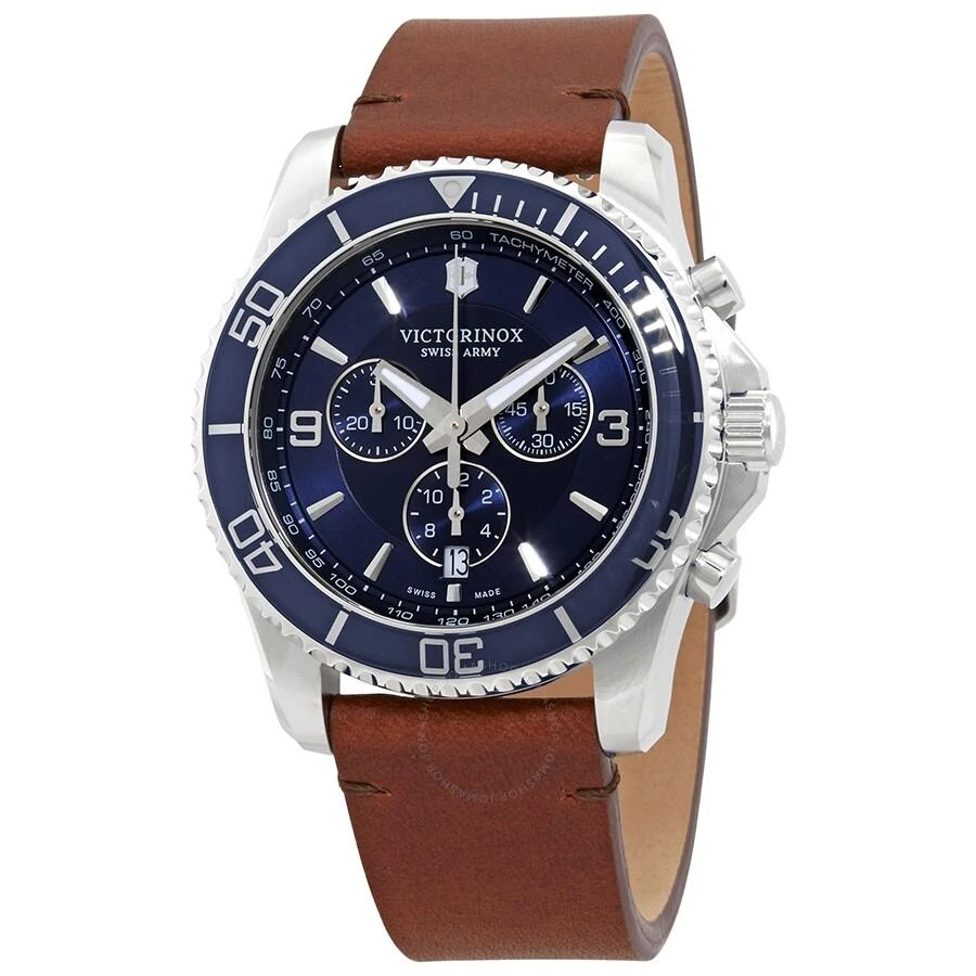 商品Victorinox|Victorinox Maverick Chronograph Quartz Blue Dial Men's Watch 241865,价格¥2599,第1张图片