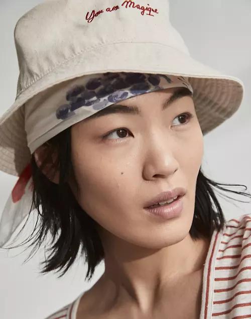 Madewell x Hôtel Magique Embroidered Bucket Hat商品第2张图片规格展示