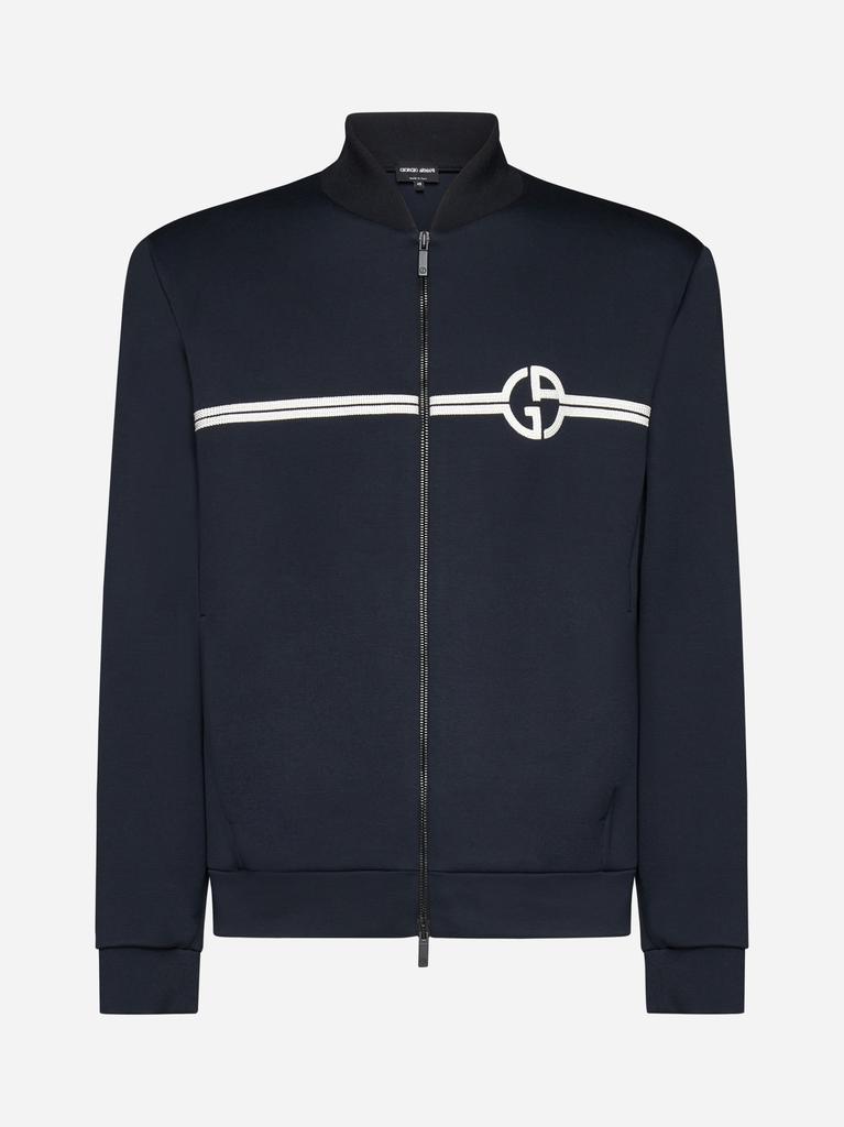 商品Giorgio Armani|Logo jersey track suit,价格¥7296,第1张图片