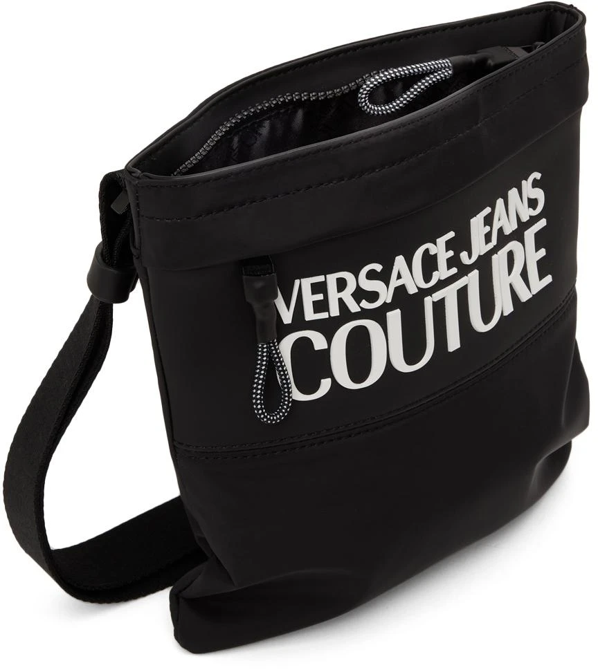 商品Versace|Black & White Logo Messenger Bag,价格¥623,第5张图片详细描述