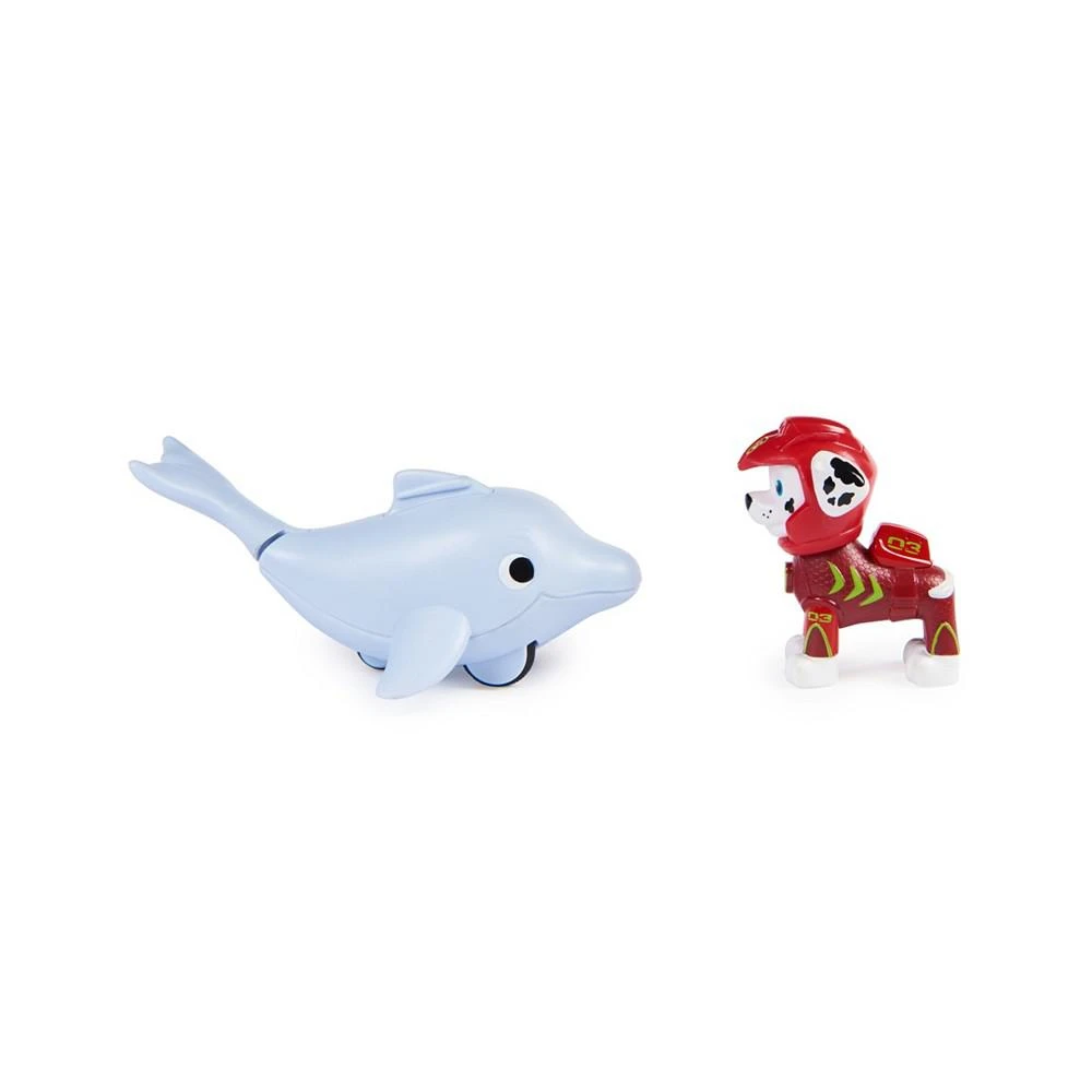 商品Paw Patrol|Aqua Pups Marshall and Dolphin Action Figures Set,价格¥59,第3张图片详细描述
